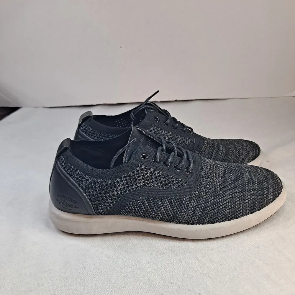 G.H. Bass & Co. Connor KT Oxford Mens Gray Black Casual Knit Shoes Size 9.5